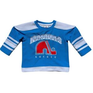 VTG Quebec Nordiques Mighty Mac Sports Baby Hockey Jersey Size: 18M